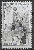 Frankrijk 1956 - Yvert 1072 - Basketbal (ST), Postzegels en Munten, Postzegels | Europa | Frankrijk, Verzenden, Gestempeld