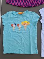 blauw t-shirt met ijsjes, KAATJE, 116, Kinderen en Baby's, Kinderkleding | Maat 116, Ophalen of Verzenden, Zo goed als nieuw