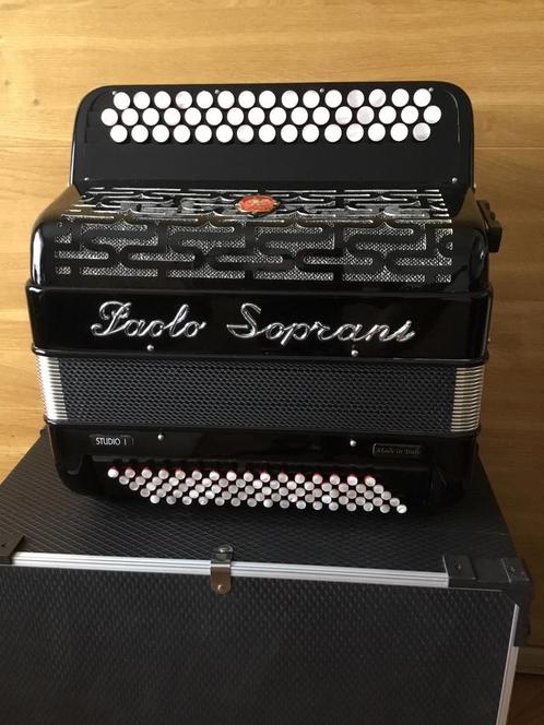 Paola Soprani met Limex MPR4 Plus, Muziek en Instrumenten, Accordeons, Zo goed als nieuw, Knopaccordeon, 80-bas, Overige merken