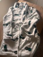 EVEN and ODD fleece badjas mt 36/38 met ananasprint, Wit, Ophalen of Verzenden, Zo goed als nieuw, Maat 36 (S)