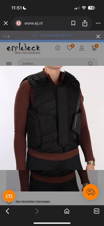 Bodyprotector Active Rider Adult maat L beschikbaar voor biedingen