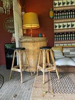 Tiki bar, Huis en Inrichting, Barren, Ophalen, Gebruikt, Inclusief barstoelen