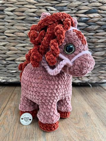 Ultra schattig knuffel paardje - Handwerk ! beschikbaar voor biedingen