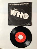 The Who: had enough (1978), Verzenden, Gebruikt