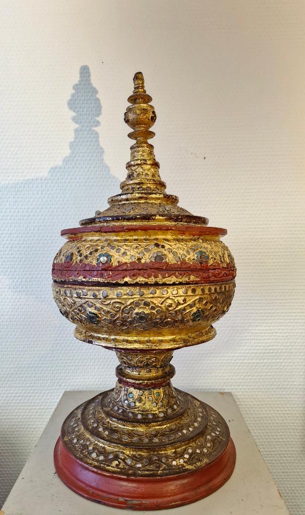 Bol à offrandes Burma, Antiquités & Art, Art | Art non-occidental, Enlèvement ou Envoi