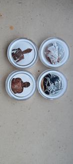 4 x 1 oz starwars munten, Postzegels en Munten, Ophalen of Verzenden, Zilver