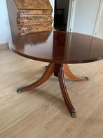 Mooie salontafel mahoni of kersen (D90, H53cm) €45,-, Antiek en Kunst, Ophalen