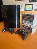 Playstation 3 Phat Lees Beschrijving!, Games en Spelcomputers, Spelcomputers | Sony PlayStation 3, Phat, Met 2 controllers, Gebruikt