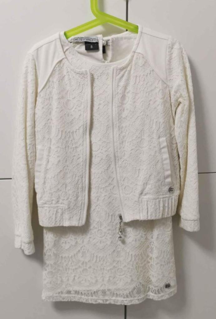 Communie of feest kledij 6/7/8 jaar MOET DRINGEND WEG WEGENS, Kinderen en Baby's, Kinderkleding | Maat 122, Zo goed als nieuw