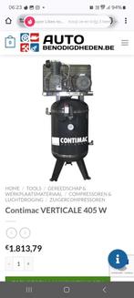 Compressor contimac, 6 tot 10 bar, Ophalen of Verzenden, Zo goed als nieuw, 25 tot 100 liter
