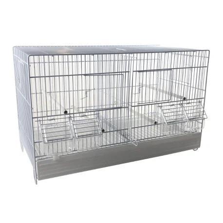 Kooi 55cm wit gelakt, Dieren en Toebehoren, Vogels | Hokken en Kooien, Nieuw, Broedkooi of Kweekkooi, Metaal, Ophalen