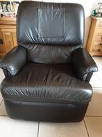 ELECTRISCH LEDEREN RELAX FAUTEUIL, Huis en Inrichting, Ophalen, Zo goed als nieuw, 75 tot 100 cm, Leer