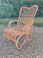 Fauteuil en osier vintage design 70’s, Enlèvement, Utilisé