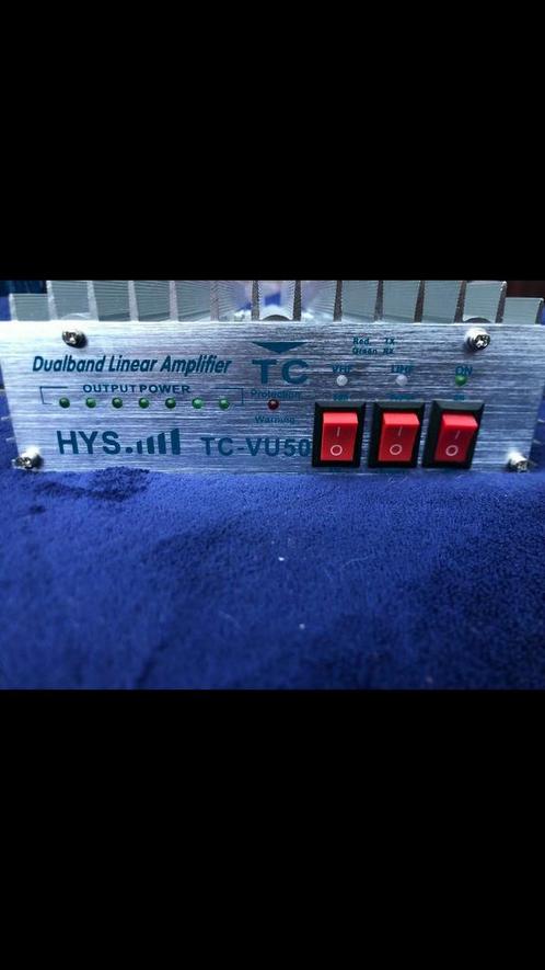 PMR446 VHF/UHF FM/SSB 50/100W lineaire versterker, Telecommunicatie, Portofoons en Walkie-talkies, Zo goed als nieuw, Ophalen of Verzenden