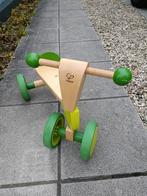 Houten loopfiets, Ophalen, Gebruikt