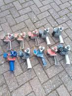 Plakband houders  10 stuks uit inboedel  2 e per stuk, Ophalen