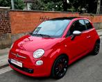 Fiat 500 0.9 Twinair Édition limitée, Auto's, Fiat, Zwart, Leder, Handgeschakeld, Particulier
