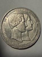 5 frank 1853 huwelijk, Ophalen of Verzenden, Geboorte of Huwelijk, Losse munt, Zilver