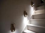 3x trapverlichting met knop aan/uit 15e en luster 10e, Huis en Inrichting, Ophalen of Verzenden