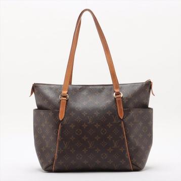 Sac Louis Vuitton Totally MM, Enlèvement ou Envoi, Utilisé, Brun, Sac à main