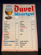 Duvel cafebord, Verzamelen, Biermerken, Ophalen of Verzenden, Gebruikt, Reclamebord, Plaat of Schild, Duvel
