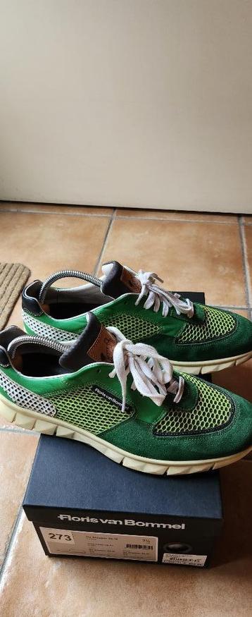 floris van bommel groene heren sneakers maat 7/41