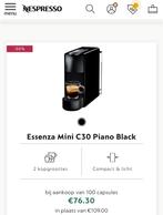 Nespresso essenza mini black, Ophalen, Zo goed als nieuw