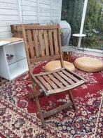 Tuinstoel in teak, Tuin en Terras, Ophalen, Gebruikt