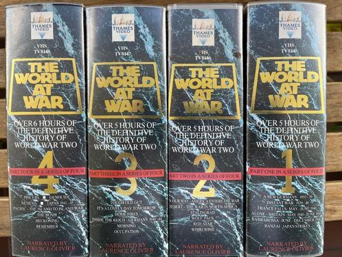 VHS Cassetten 2de Wereldoorlog in het Engels x4, Cd's en Dvd's, VHS | Film, Zo goed als nieuw, Drama, Vanaf 16 jaar, Ophalen of Verzenden