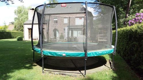 BERG Trampoline CHAMPION 430 Safety Net Deluxe, Kinderen en Baby's, Speelgoed | Buiten | Trampolines, Gebruikt, Ophalen