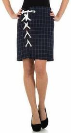 Rok geruit met veter M, Kleding | Dames, Rokken, Maat 38/40 (M), Nieuw, JCL, Boven de knie