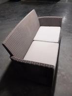 ALLIBERT WICKER 2-ZITS SOFA, Tuin en Terras, Tuinstoelen, Ophalen, Zo goed als nieuw, Wicker
