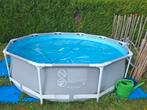 Zwembad met zandfilter en zonnecollector en alle accessoires, Tuin en Terras, Ophalen, Zo goed als nieuw