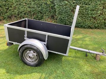 Remorque simple essieux à vendre, Autos : Divers, Remorques Pièces, Enlèvement, Utilisé