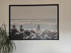 Schilderij met zwarte kader 100x140, Huis en Inrichting, Ophalen, Zo goed als nieuw