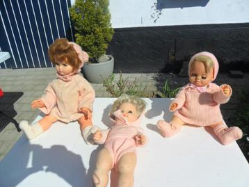 Poupées anciennes  (lot de 3), Enlèvement, Utilisé