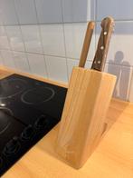 Bloc à couteaux, Ophalen, Gebruikt