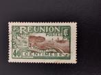 Réunion 1922 - haven van Saint Denis, wapenschild, Postzegels en Munten, Ophalen of Verzenden, Overige landen, Gestempeld