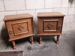 Vintage retro , nachtkastjes , in goede staat., Antiek en Kunst, Ophalen