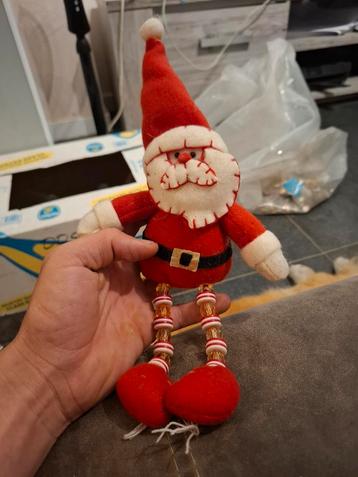 Vieux jouet en peluche vintage en forme de père Noël, Enlèvement ou Envoi, Comme neuf