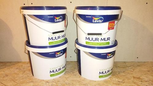 Pot de peinture Levis mur et plafond Mat 10l, Doe-het-zelf en Bouw, Verf, Beits en Lak, Nieuw, Verf, 10 tot 15 liter, Wit, Ophalen