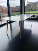 Eettafel met houten poten, Tuin en Terras, Ophalen, Zo goed als nieuw