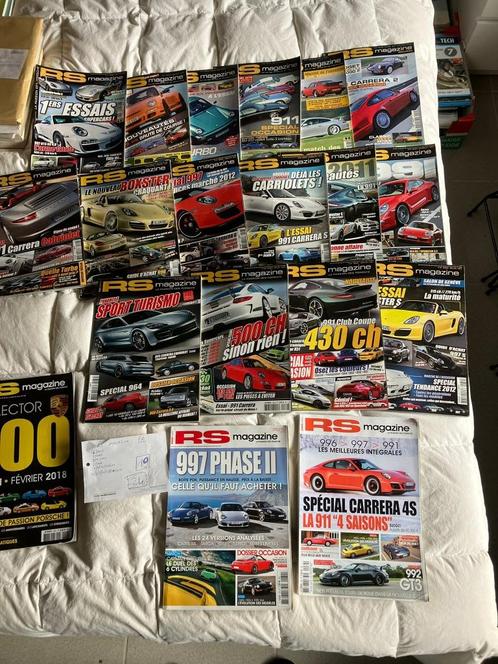 lot de 19 magazines Porsche RS en français, Hobby & Loisirs créatifs, Hobby & Loisirs Autre, Utilisé, Enlèvement ou Envoi