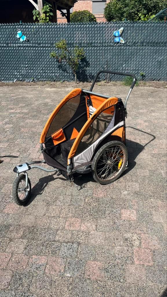 Fiets-/ wandelkar voor kinderen of hond, Fietsen en Brommers, Fietsaccessoires | Aanhangwagens en Karren, Gebruikt, Kinderkar