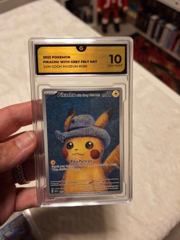 Pikachu Van Gogh, Global Grading 10 beschikbaar voor biedingen