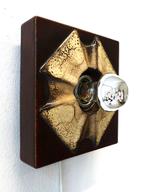 Vintage Fat Lava wandlamp keramiek PAN plafondlamp Space, Enlèvement ou Envoi, Utilisé, Vintage Space Age design Fat Lava retro 60' 70's