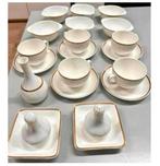 Wedgwood Insignia - Antiek Servies wit goud Hotelware white, Antiek en Kunst, Ophalen of Verzenden