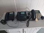 Drie telefoons voor 10€, Télécoms, Standards téléphoniques & Centraux téléphoniques, Enlèvement, Utilisé