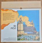 Kalender NMBS 1986 Suske en Wiske Kuifje Lucky Luke, Ophalen of Verzenden, Kuifje, Zo goed als nieuw, Overige typen