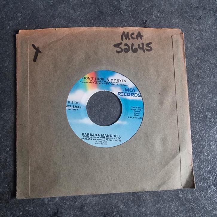 7" Barbara Mandrell - Angel in your arms, Cd's en Dvd's, Vinyl Singles, Gebruikt, Single, Country en Western, 7 inch, Ophalen of Verzenden